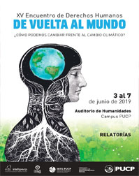 XV Encuentro de Derechos Humanos: De Vuelta al Mundo ¿cómo podemos cambiar frente al Cambio Climático?